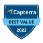 Zuub's Capterra Best Value Badge